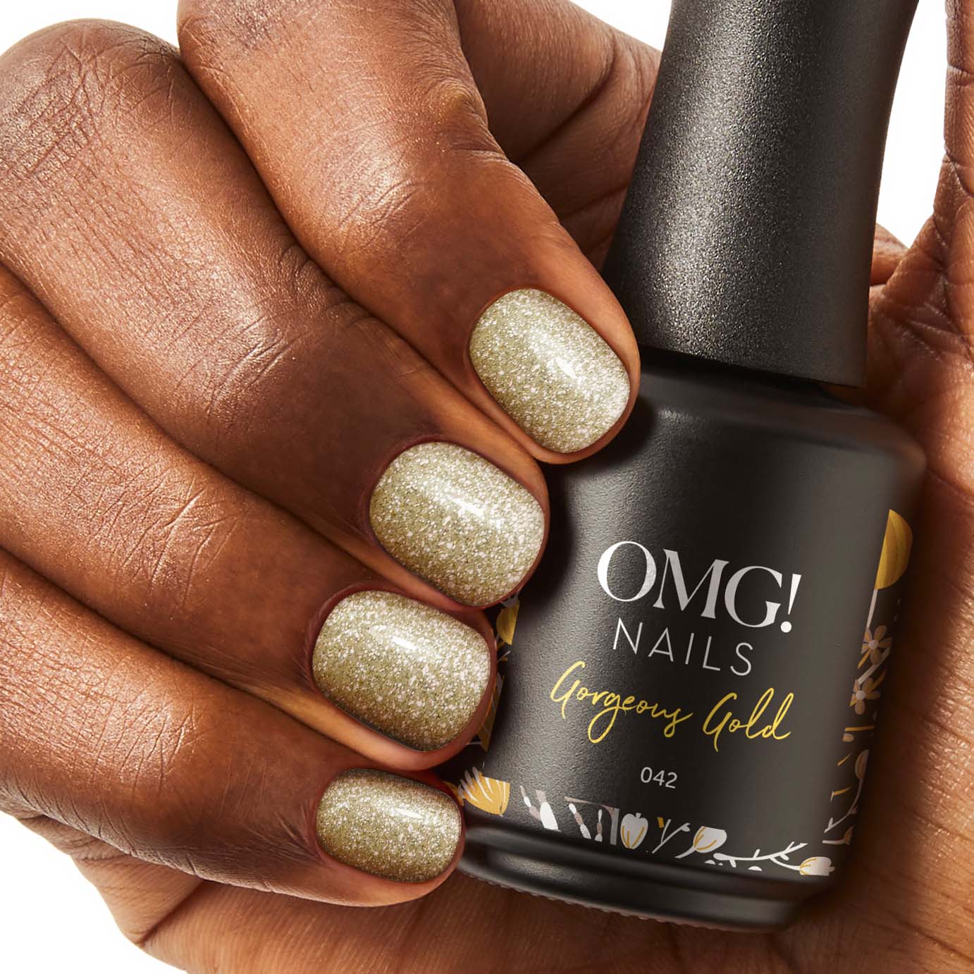 Wunderschöner Gold-Gel-Nagellack